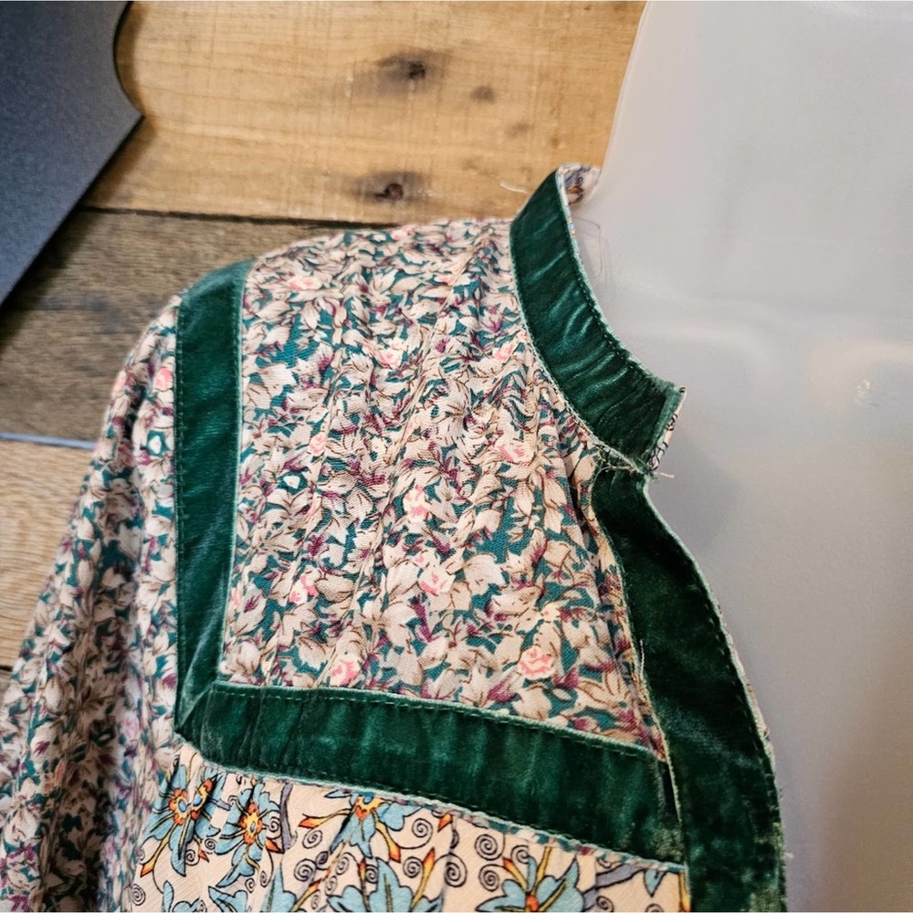 Entro women's cottage boho floral paisley slip dress size Large - Picture 3 of 13